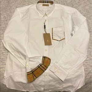 Burberry button down shirt